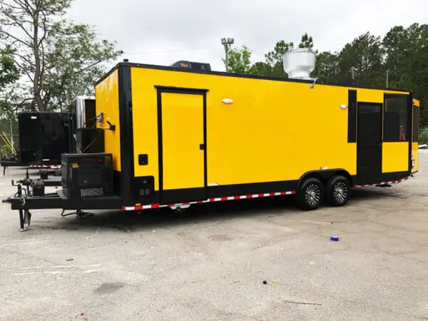 2025 Southern Dimensions 26' Yellow with Black Trim Concession Food Trailer (SDG-235) - Image 5