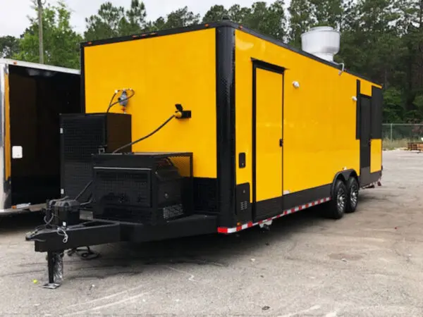 2025 Southern Dimensions 26' Yellow with Black Trim Concession Food Trailer (SDG-235) - Image 2